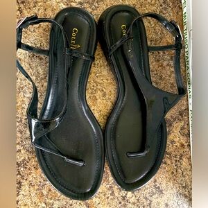 Black Cole Haan strappy sandal size 9